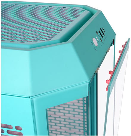 Thermaltake The Tower 250 Mint Strawberry Mini-tower Gaming-behuizing Munt, Aardbeien