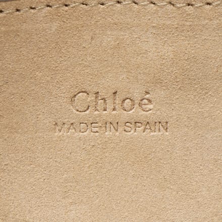 Chloé Kalfsleer Suède Faye Kleine Schoudertas
