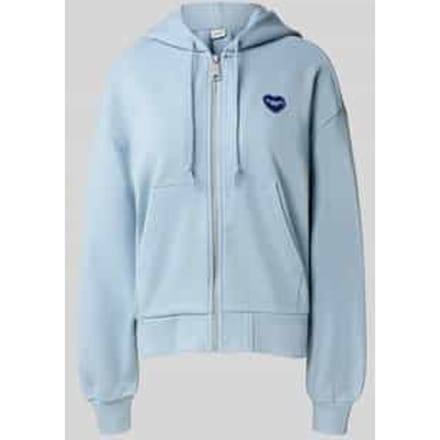 Sweatjack met labelstitching