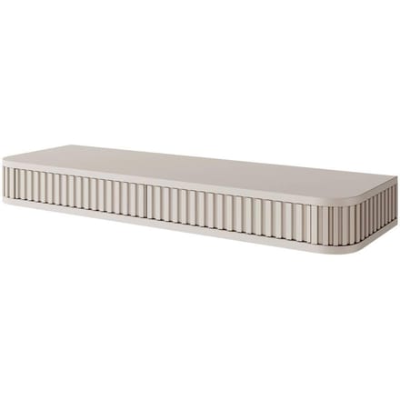 SELSEY Kaptafel met 2 laden - hangend - 113 cm - greige - OVARLO