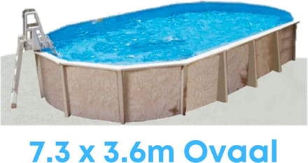 Interline Ondertapijt Ovaal 730x360 cm