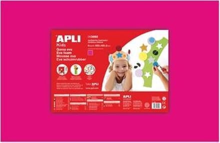 Apli Kids EVA Foam vellen 60 x 40 cm Fuchsia - 5 vel