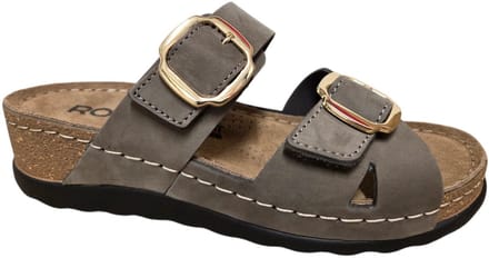 Rohde 5430 72 Slippers Taupe Nubuck Dames - Taupe - 36