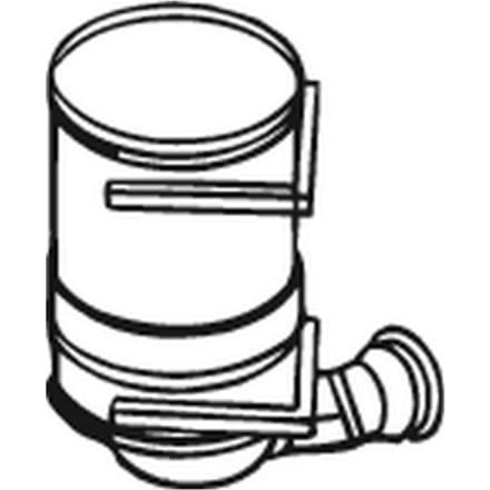 Roetfilter, uitlaatinstallatie BOSAL 095-120