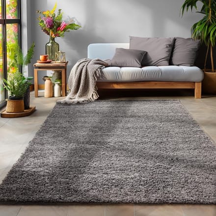 Muratap Basic shaggy vloerkleed hoogpolig- 60x110 cm