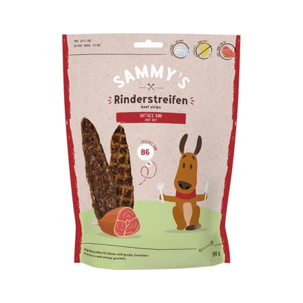 190 g Sammy's runderrepen hondensnacks