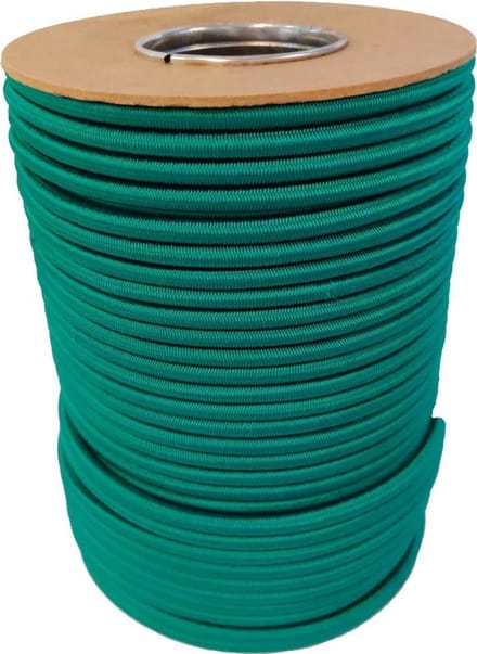 Elastisch Touw - Groen - 8mm - elastiek per meter