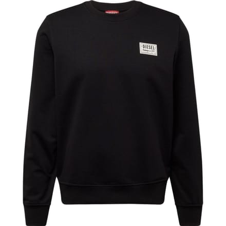 Diesel Unisex Volwassenen Patch Logo Sweater (Zwart/Zwart)