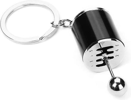 Sleutelhanger Versnellingsbak I Handgeschakelde Versnellingsbak Sleutelhanger I Auto schakel I  Blauw