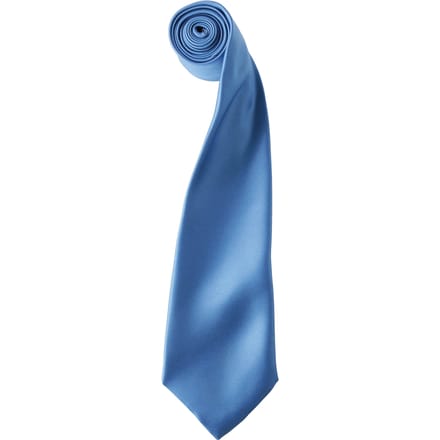 Premier Herensatineband (Smalblad) (Middenblauw)