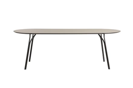 Woud Tree Tafel  - beige - zwart - 220 cm