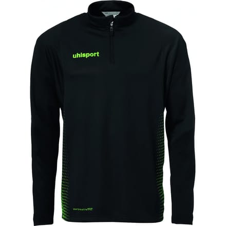 Uhlsport Score Ziptop Kinderen - Zwart / Fluo Groen | Maat: 128