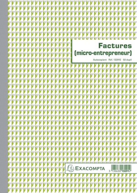 Exacompta 5x FACTURE AUTO ENTREPRENEUR 29.7/21 50D A. - - 13291E