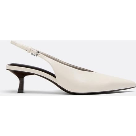 Stradivarius Slingback pumps met V-uitsnijding  ECRU 35