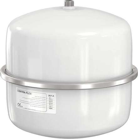 Expansievat 12 Liter Wit voor Gesloten Verwarming en Koelsystemen