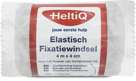 HeltiQ Elastische Fixatiewindsel 4 m x 4 cm