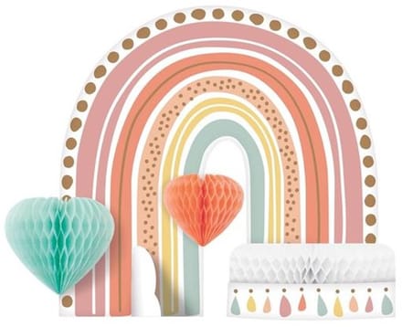 Centrpiece Boho rainbow 24 x 22 cm
