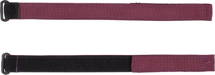 Velcro straps burgendy
