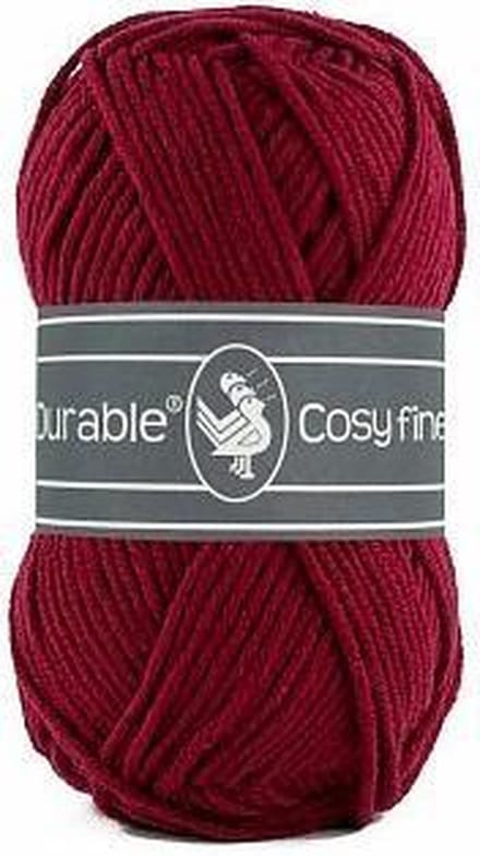 10 x Durable Cosy Fine Bordeaux (222)