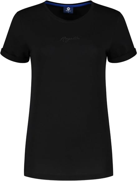 Rogelli Logo Dames Sportshirt - Korte Mouw - Zwart