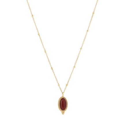 Bijoutheek Collier Tribal Dots Red