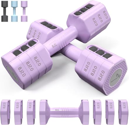 Verstelbare Korte Halters Set van 2 tot 45 kg - Krachttraining Dumbbells - 1 Paar 09-45 kg Per Stuk