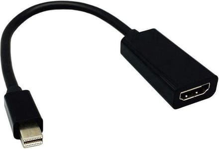 New Age Devi - Mini DP naar HDMI Kabel - Full HD 4K - Geschikt voor Macbook Pro Air en Notebook - Zwart - Converter Adapter