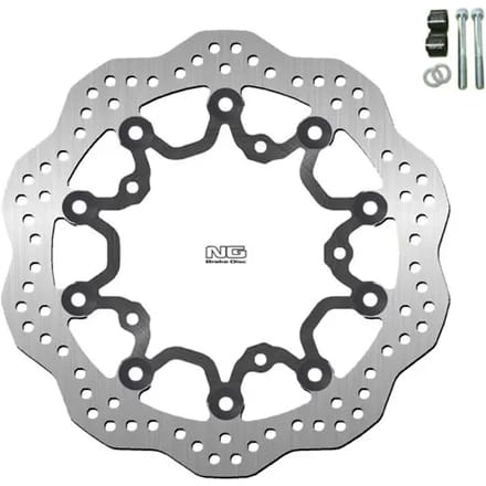 Vlotterende motorremschijfset en steuntje NG Brake Disc Wave 1205XK23