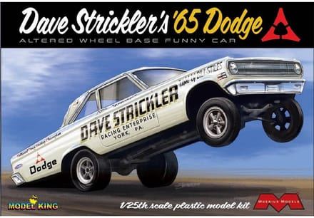 Moebius Modelbouwpakket Auto - 2451 Dave Strickler’s ’65 Dodge - Altered Wheelbase Funny Car - Amerikaanse Auto Plastic - 1:25 - Modelbouw
