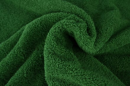 10 meter badstof - Donkergroen - 90% katoen - 10% polyester