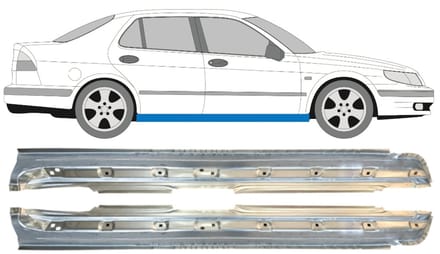 Volledige dorpel voor Saab 9-5 1997-2010 / Links + Rechts / COMBI / SEDAN / Set