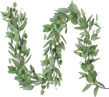 5.5Ft Gezaaide Eucalyptus Slinger - Kunstmatige Eucalyptus Bladeren voor Bruiloft Decoratie