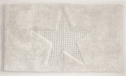 Kela Badkamer - Lindano Badmat 65x55 cm - Katoen - Wit