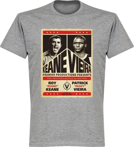 Keane vs. Viera Battle T-shirt - Grijs - M