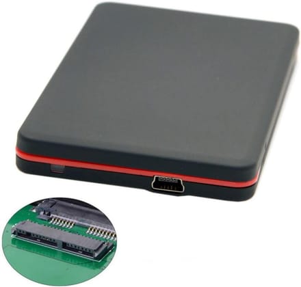 Externe Harde Schijf Behuizing - SSD HDD Adapter - Data Opslag Uitbreiden - Micro SATA 1.8 inch