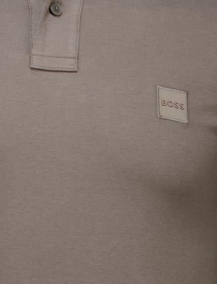 Heren Boss Hbo Passenger Premium Design Poloshirt in Open Beige 294