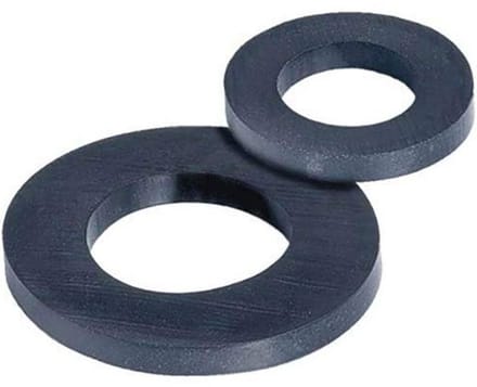 Rubberen afdichting, plat, breed (10, 1/2")