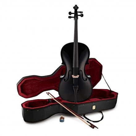 1/2 Studentencello met Koffer van Gear4music, Zwart