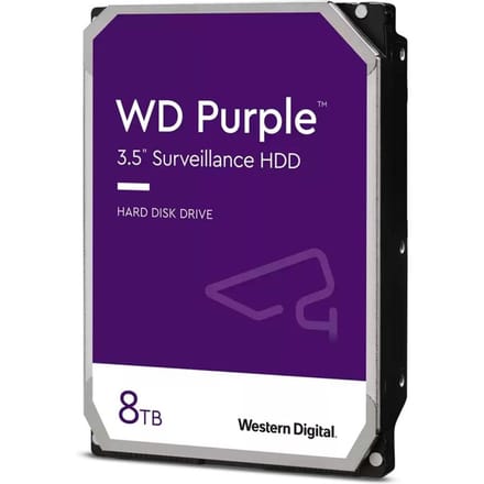 WD Purple - 8TB - Harde schijf - WD85PURZ - SATA-600 - 3.5"