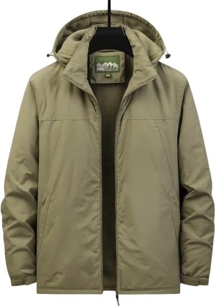 Winterjas Heren - Parka - Winter - Jas - Volwassen - Stijlvol - Khaki - S