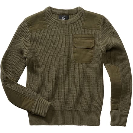 Brandit Sweatshirt voor kinderen - Kids BW Pullover - voor Kinderen - olijf