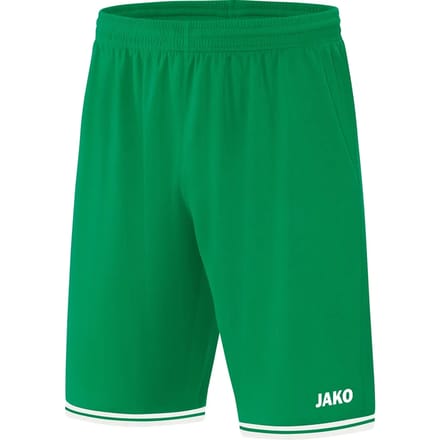 Jako Center 2.0 Basketbalshort Heren - Wit / Sportgroen | Maat: S