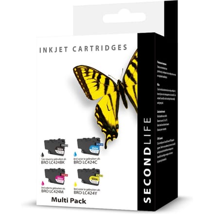 SecondLife - Multipack Brother LC 424