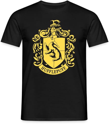 Harry Potter Huffelpuf Afdelingswapen T-Shirt Heren