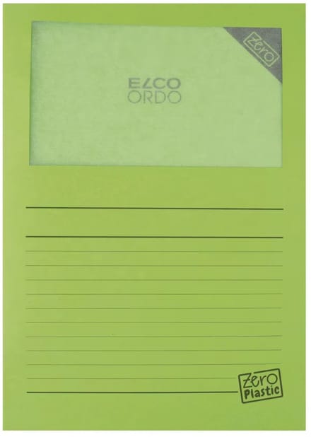 Elco Zero L-map recyclebaar A4 groen 100 stuks