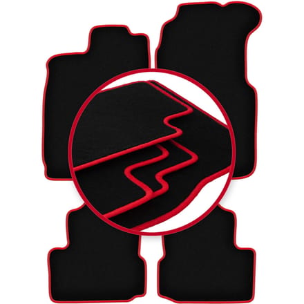 CARLUX-RED automatten voor: Saab 900 II cabriolet (1994-1995)