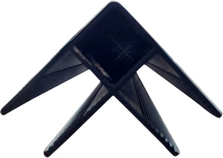 LINEA UNO - Hoekprofiel zwart 200 cm 10 mm - Mat zwart - 991011BLK