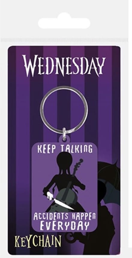 Wednesday - Keep Talking - Sleutelhanger - Rubber