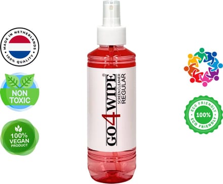 Go4Wipe 250ml Regular - Professioneel (beeld) schermreiniger / Screencleaner