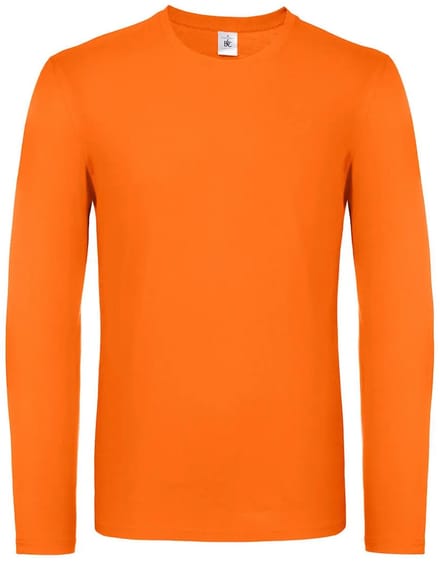 T-shirt met lange mouwen B&C E150